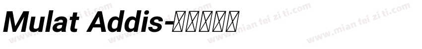 Mulat Addis字体转换